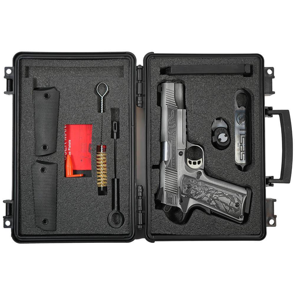 SDS Imports Tisas Exclusive "Liberty or Death" 1911 Duty SS45R Handgun .45 ACP 8rd Magazine 5" Barrel Stainless Steel w/Rail - Image 5