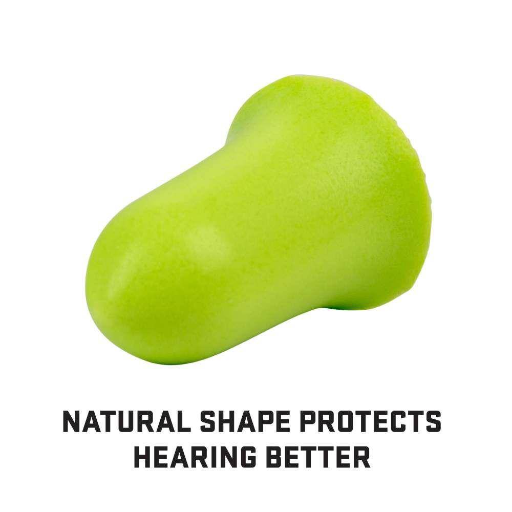 Allen ULTRX Tapered Foam Ear Plugs 32dB Lime 6 Pairs - Image 5
