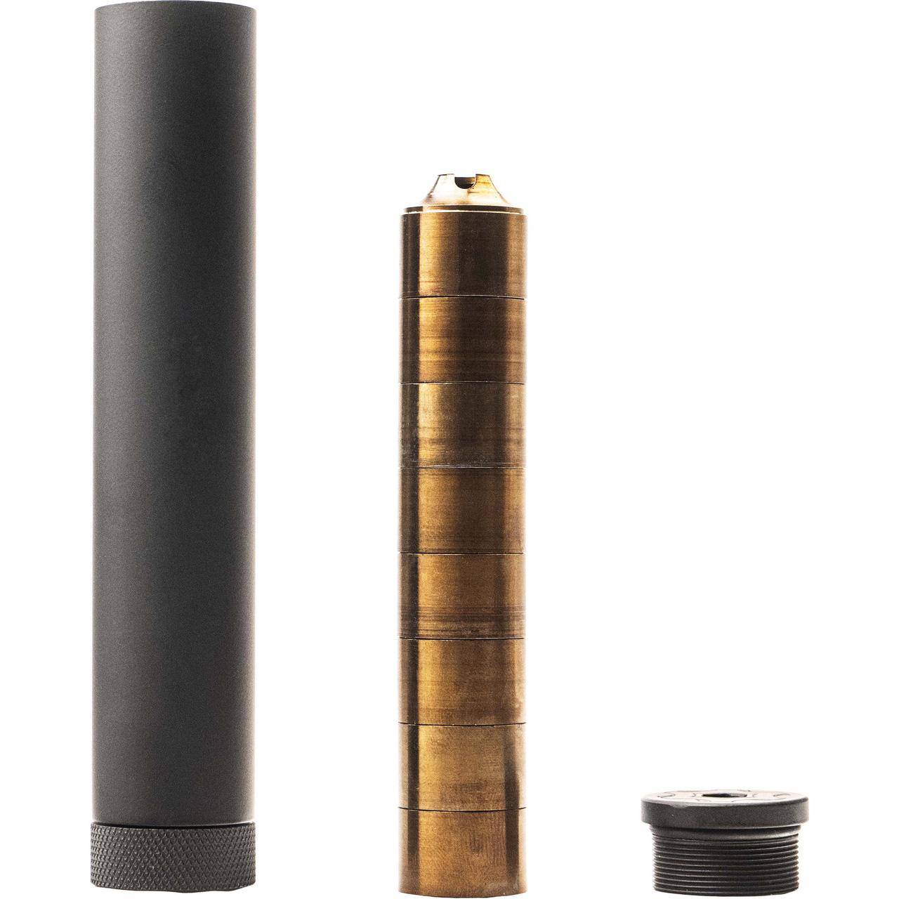 CMMG Zeroed 22 Gen 2 Direct Thread Suppressor 22 LR Stainless Steel Black - Image 4