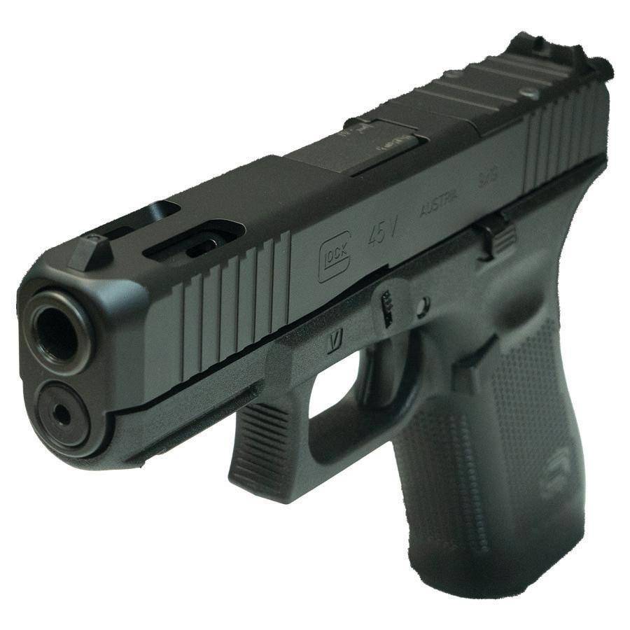 Glock V-Series Optic Ready Model 45 Handgun 9mm Luger 17rd Magazines (3) 3.7" Ported Barrel Black Cerakote Austria - Image 3
