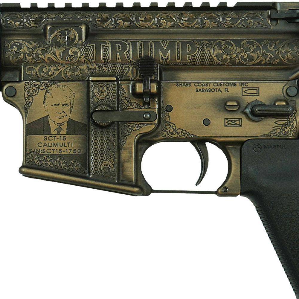 Shark Coast Tactical "Trump" AR-15 Rifle 5.56mm 30rd Magazine 16" Barrel 15" M-LOK Handguard Magpul Grip - Image 4