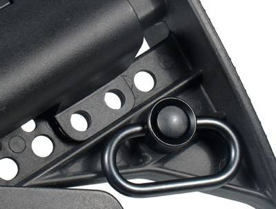 UTG BUTTON QD SLING SWIVEL 1.38" BLK - Image 3