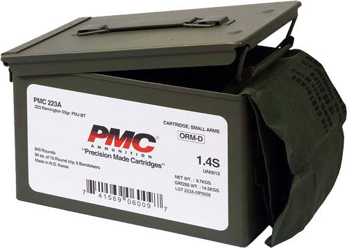 PMC 223 REM 55GR FMJ-BT 840RD