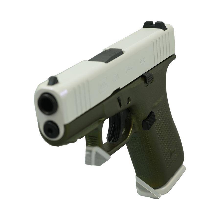 Glock 43X Pegasus White Handgun 9mm Luger 10rd Magazines(2) 3.4" Barrel Accessory Rail USA Made - Image 3