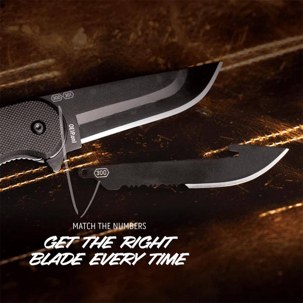 Outdoor Edge Razor VX2 Replaceable Blade Folding Knife 3" Drop Point Blade Black - Image 5