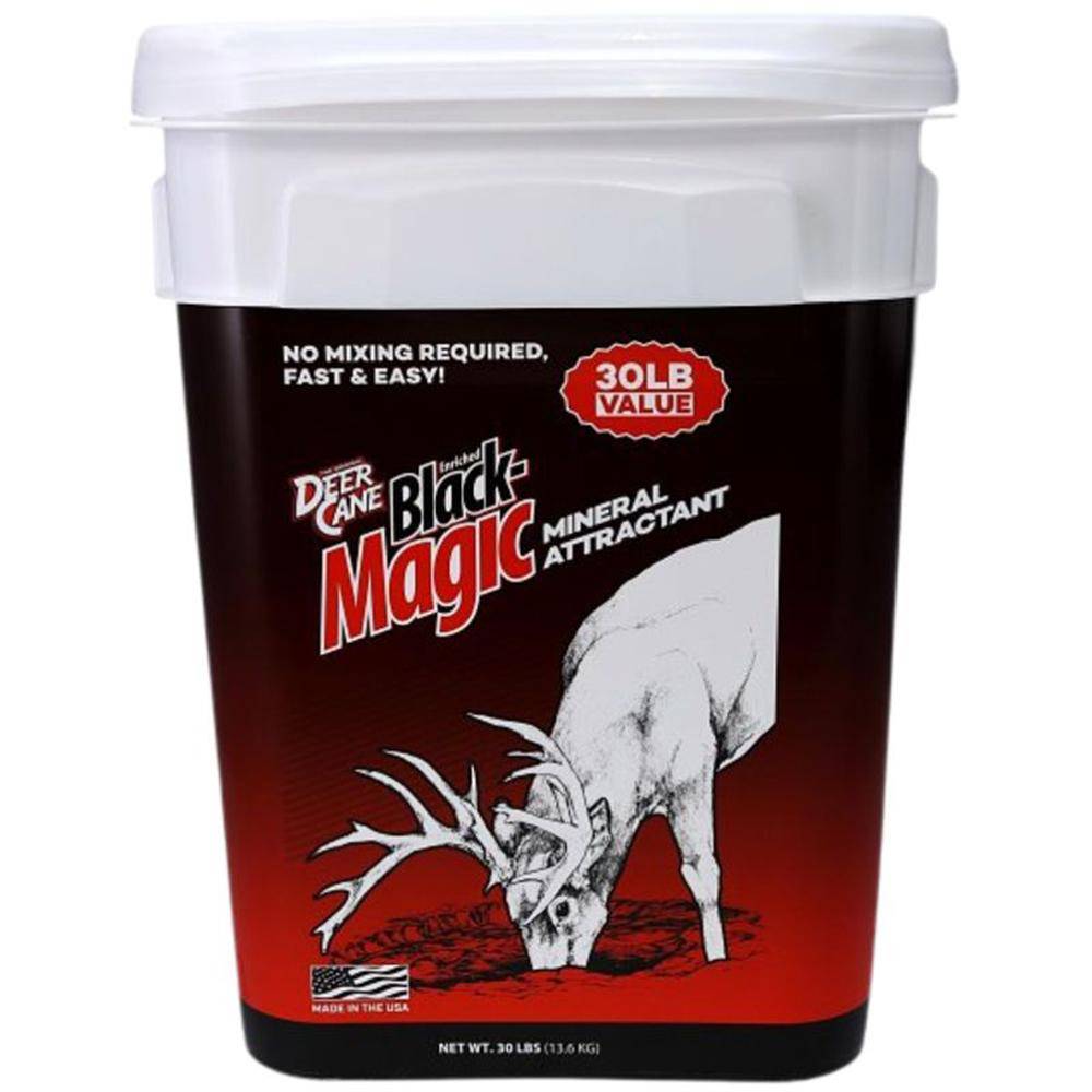 Evolved Deer Cane Black Magic Attractant 30lb Bucket