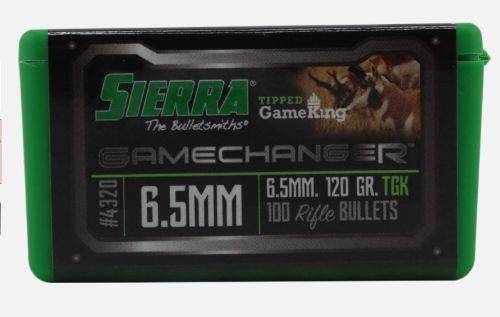 Sierra Green Tipped GameKing Rifle Bullets 6.5mm .264" 120 gr TGK 100/ct - Image 2