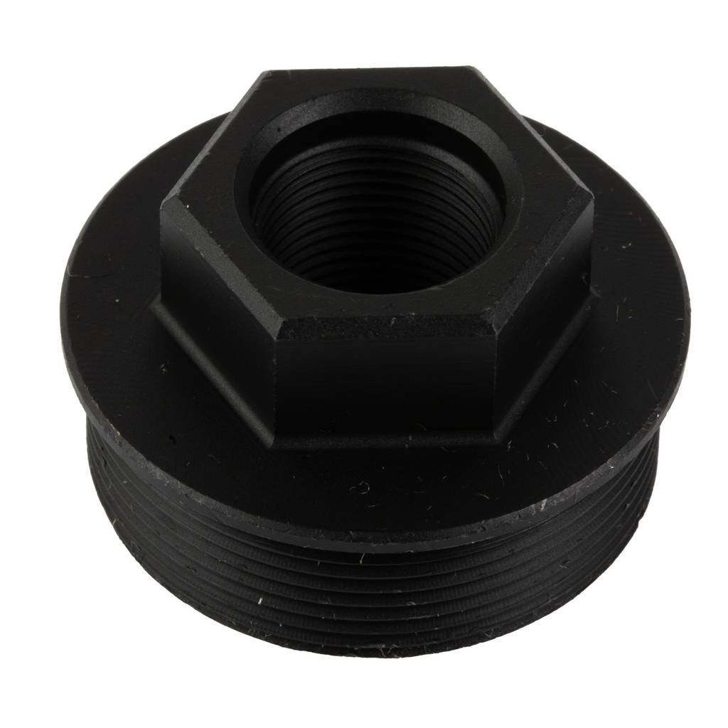 YHM 1/2"-28 CRBNE ADPTR SDWNR M2 BLK