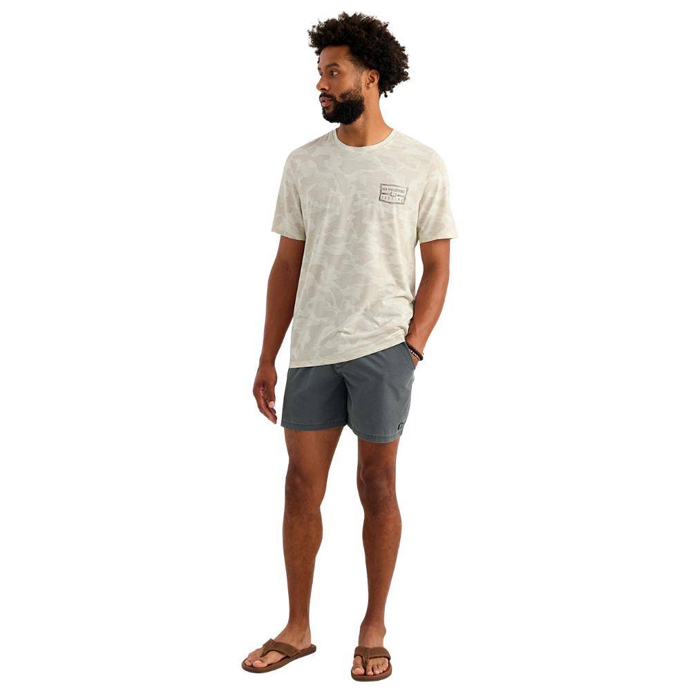 Huk Drift Performance Short Sleeve Shirt Silver Birch Camo L - Image 3