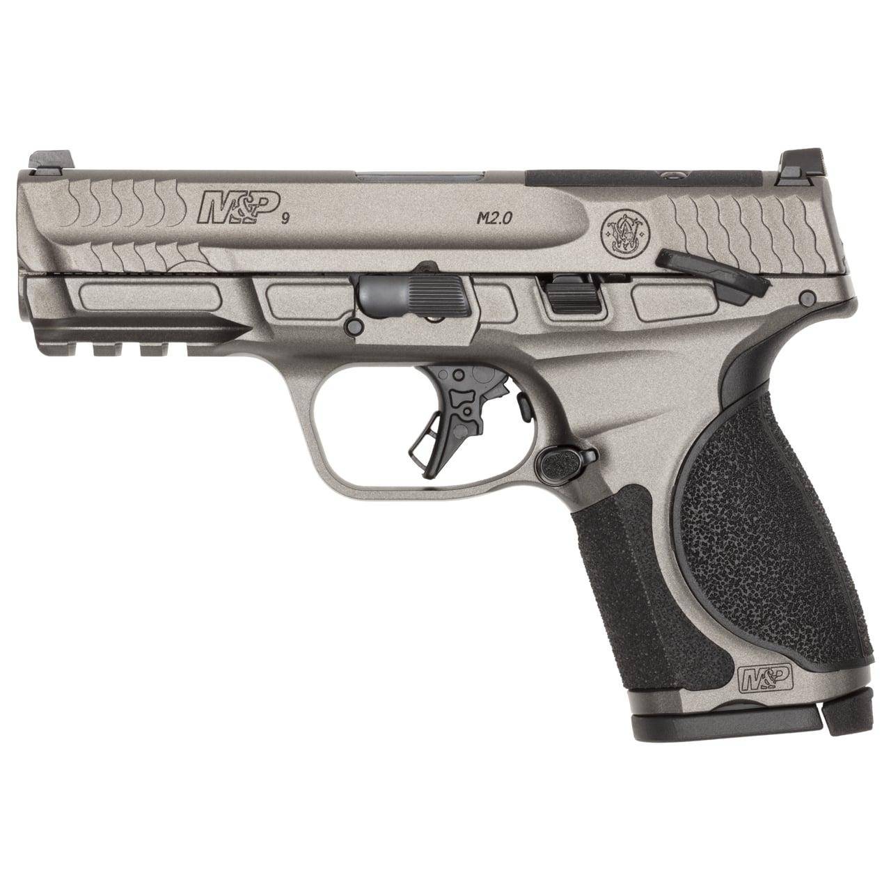 S&W M&P9 M2.0 Metal Optic Ready Compact Handgun 9mm Luger 10rd Magazines(2) 4" Barrel Thumb Safety Load Indicator CA Compliant - Image 6