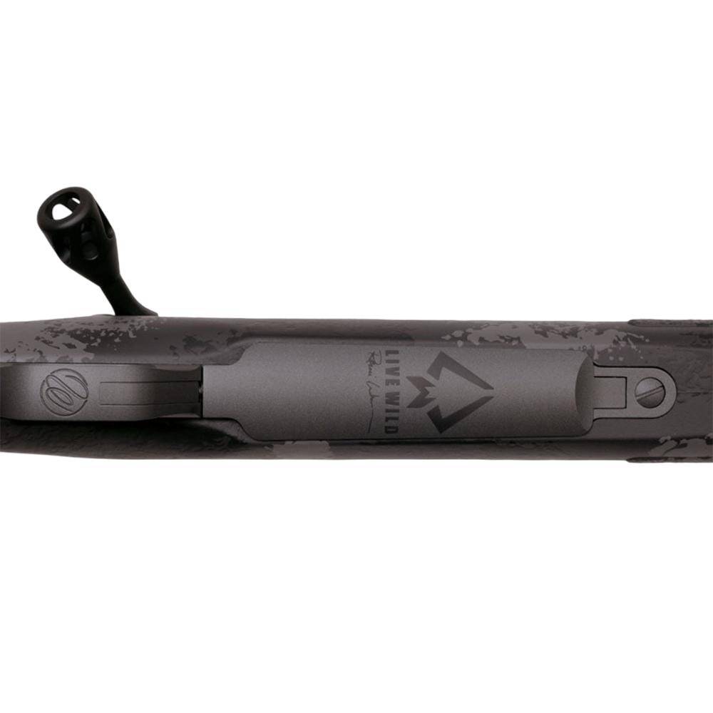 Weatherby Mark V Live Wild Rifle 25-06 Rem 4rd Magazine 24" 1/2x28 Threaded Barrel Black - Image 3