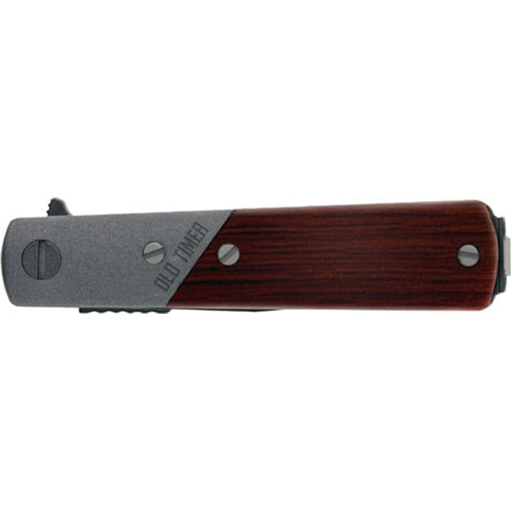Old Timer Frontier Barlow Folding Knife 2-3/4" Clip Point Blade Brown - Image 2