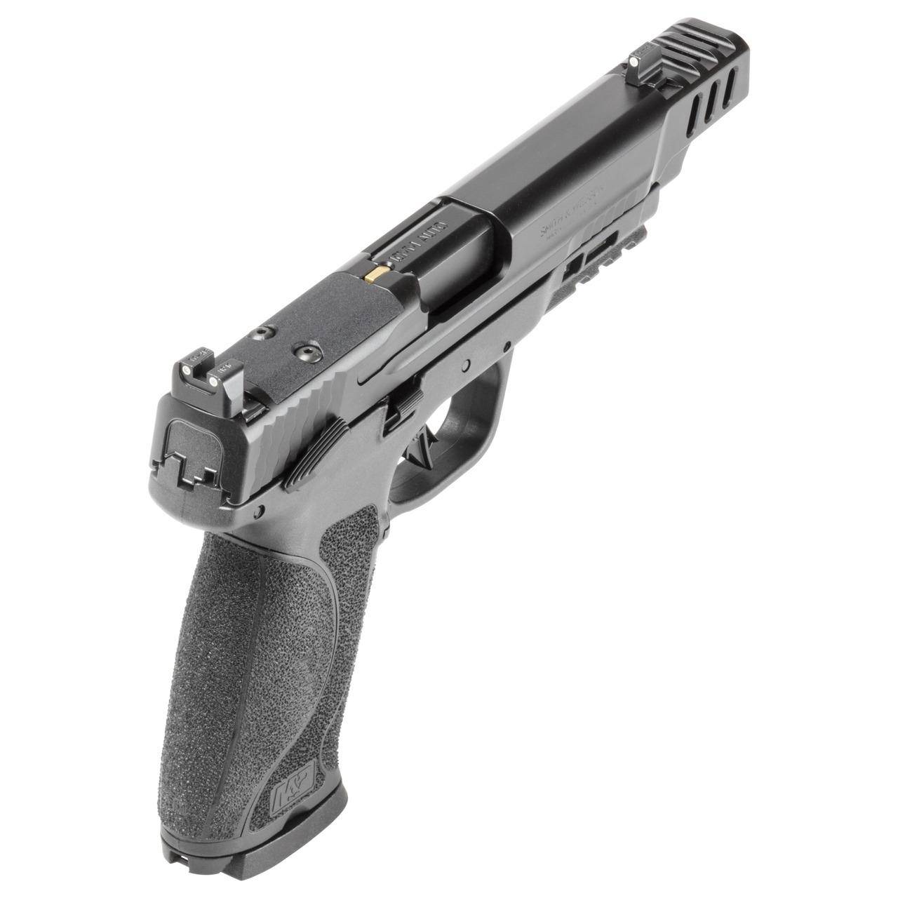 S&W PC M&P 10mm M2.0 Optic Ready Thumb Safety Handgun 10mm Auto 10rd Magazines(2) 5.6" Ported Barrel TLCI CA Compliant - Image 4