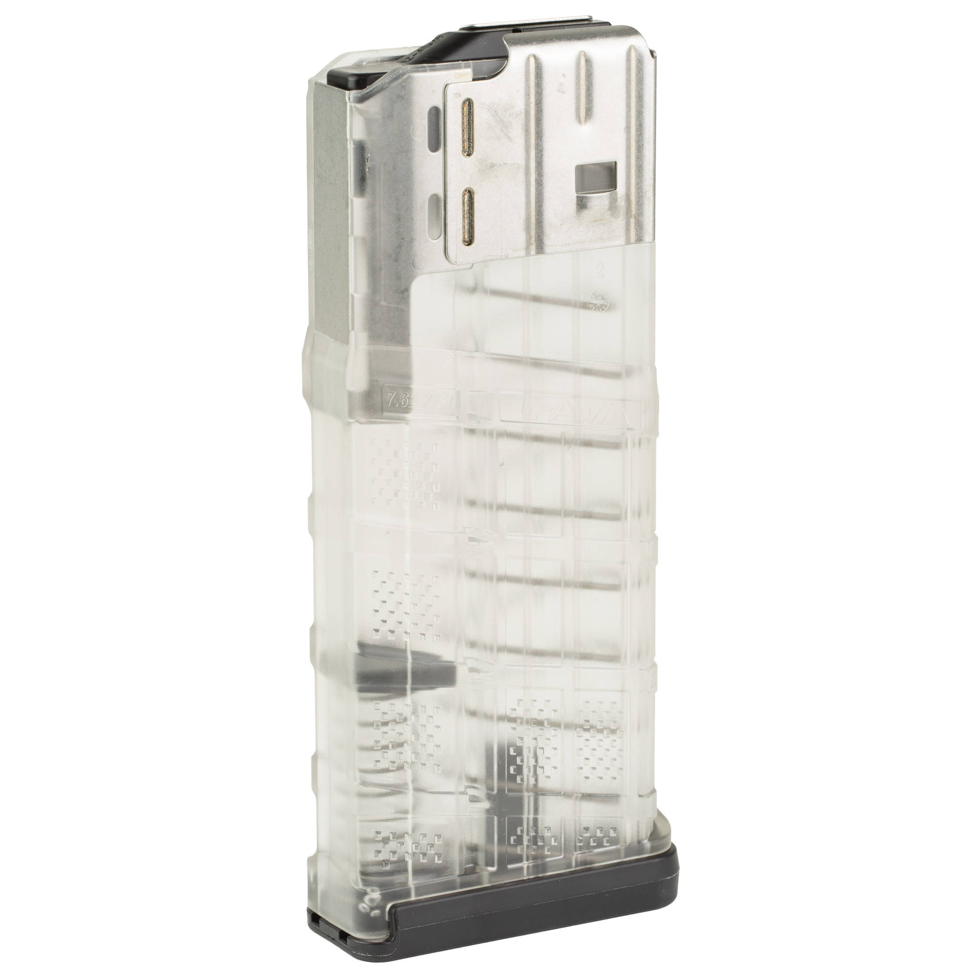 Lancer L7 Advanced Warfighter Rifle Magazine Transparent Clear 7.62mm/.308 Win 25/rd - Image 2