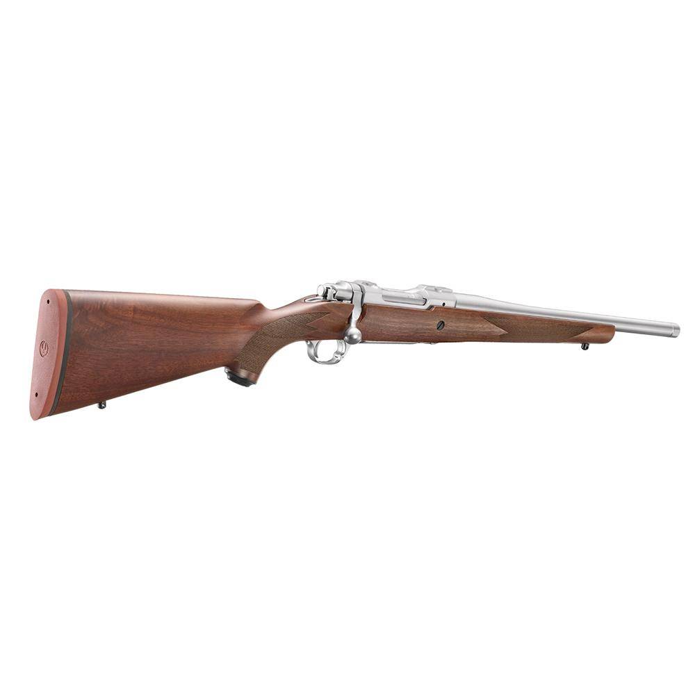 Ruger Hawkeye Hunter Rifle .358 Win 4rd Magazine 16.6" 5/8x24 Threaded Barrel Walnut Stainless Steel - Image 4