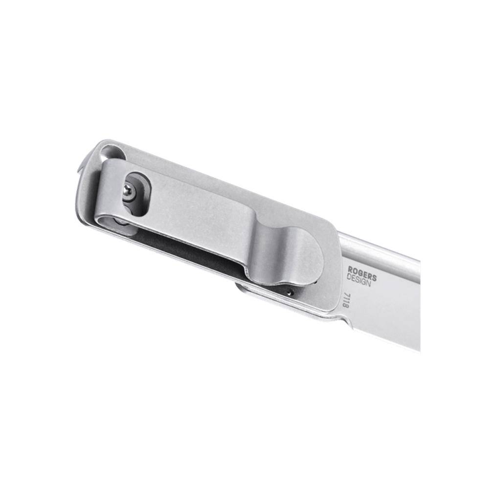 CRKT Box Key EDC Folding Pocket Knife 1-1/4" Blade Silver - Image 6
