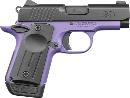 TriStar Protege X-Sub Compact Handgun 9mm Luger 7rd Magazine(1) 3.2" Barrel Purple/Black - Image 2