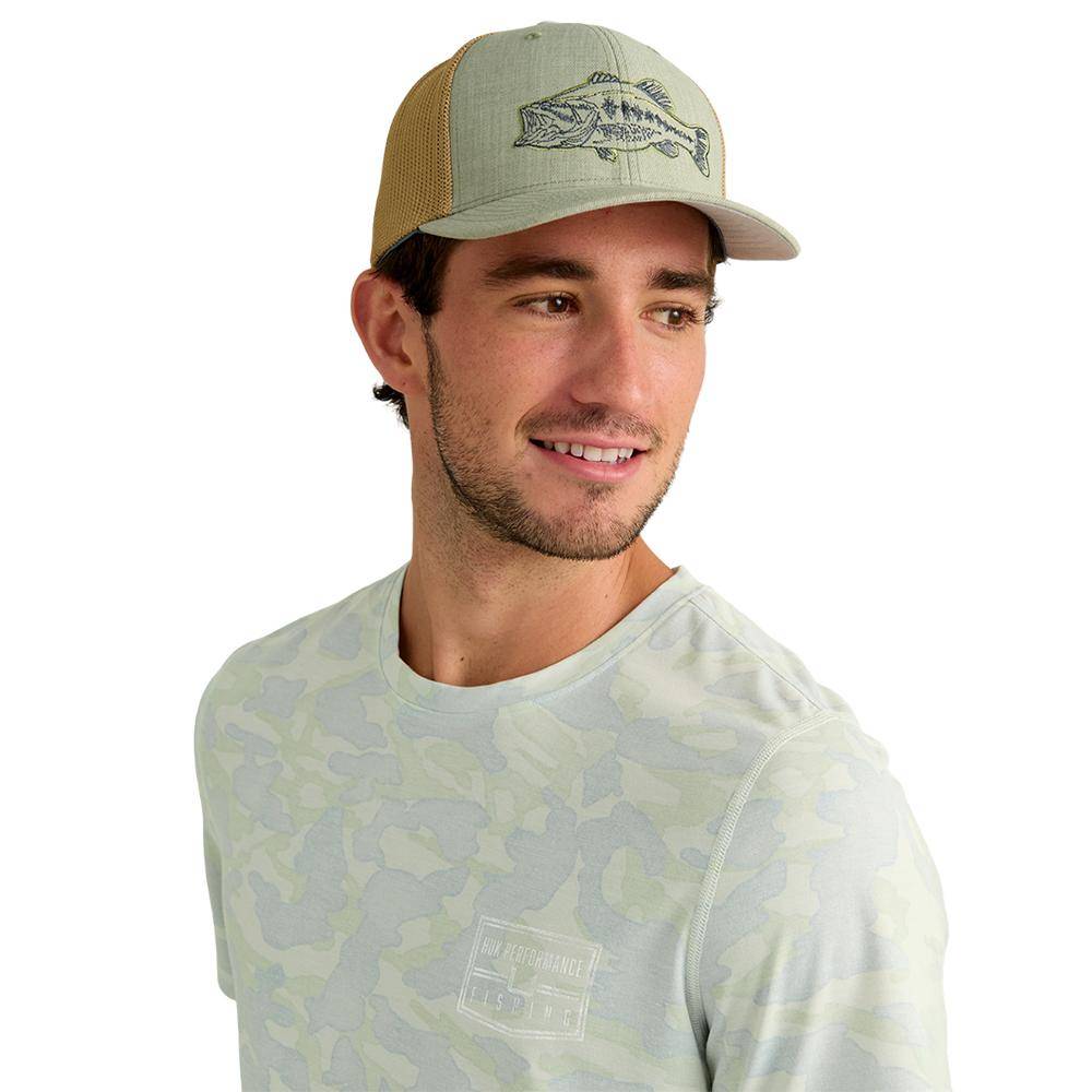 Huk Drift Performance Short Sleeve Shirt Pale Algae Camo S - Image 4