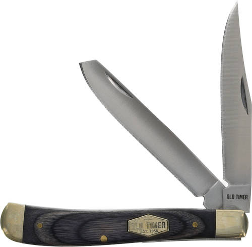 Old Timer 2-Blade Folding Knife and Flask Combo - Image 3