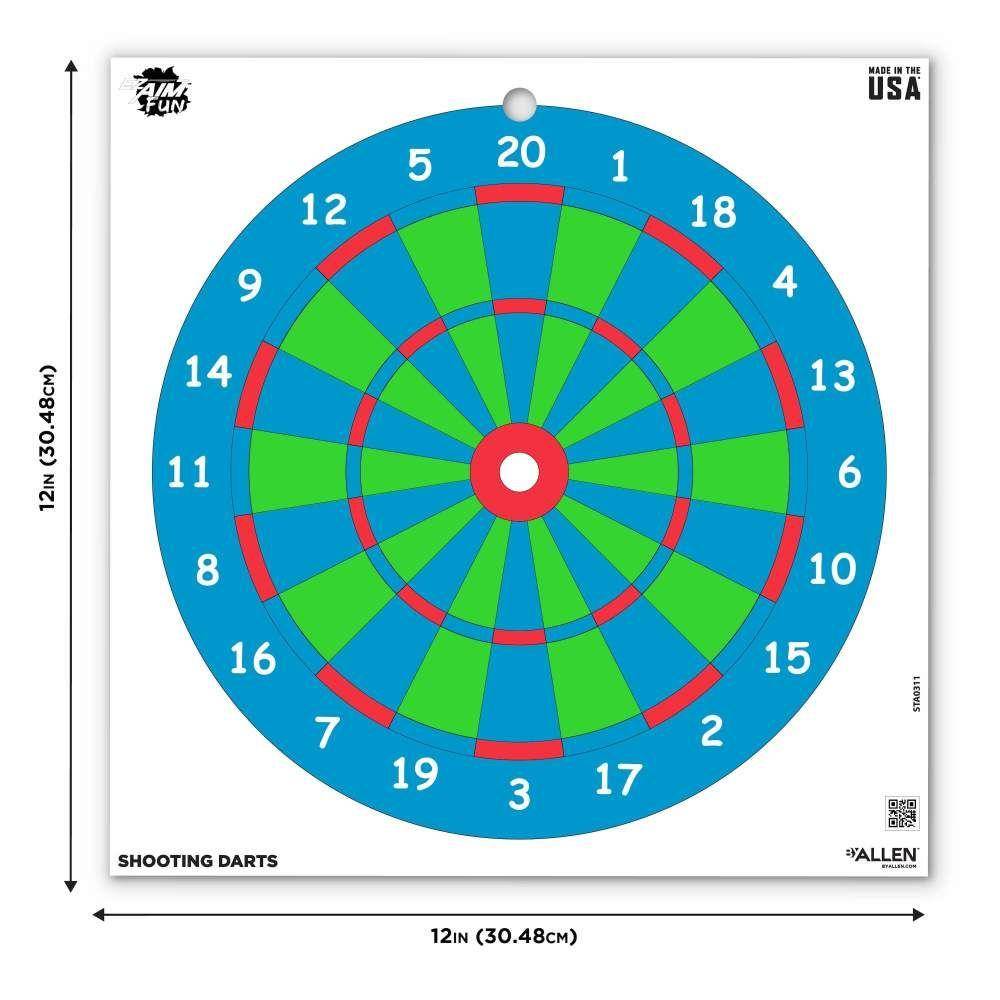 Allen EZ Aim Fun Triggering More Fun Paper Targets 12"x12" Multi 9/ct - Image 3