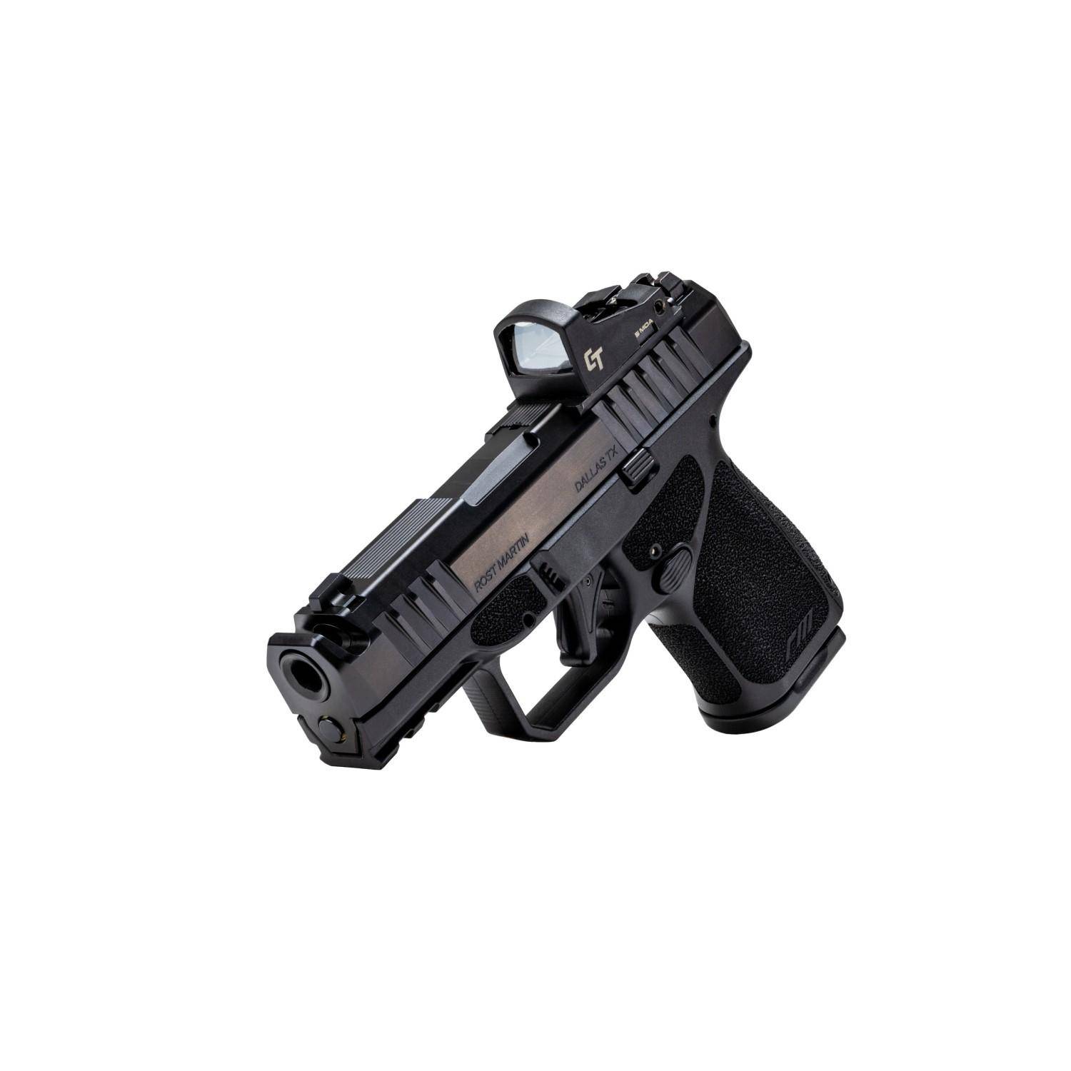 Rost Martin RM1S Comp Handgun Bundle 9mm Luger 12(1)&15(3)rd Magazines 3.6" Barrel Black Crimson Trace Red Dot Pistol - Image 3