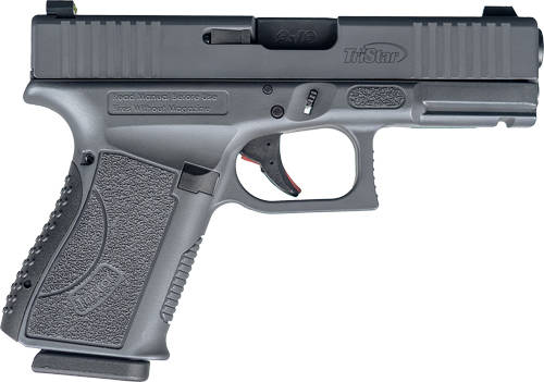 Tristar APOC Handgun 9mm Luger 15rd Magazine(2) 4" Barrel Fiber Optic Sights Black Sniper Gray - Image 5