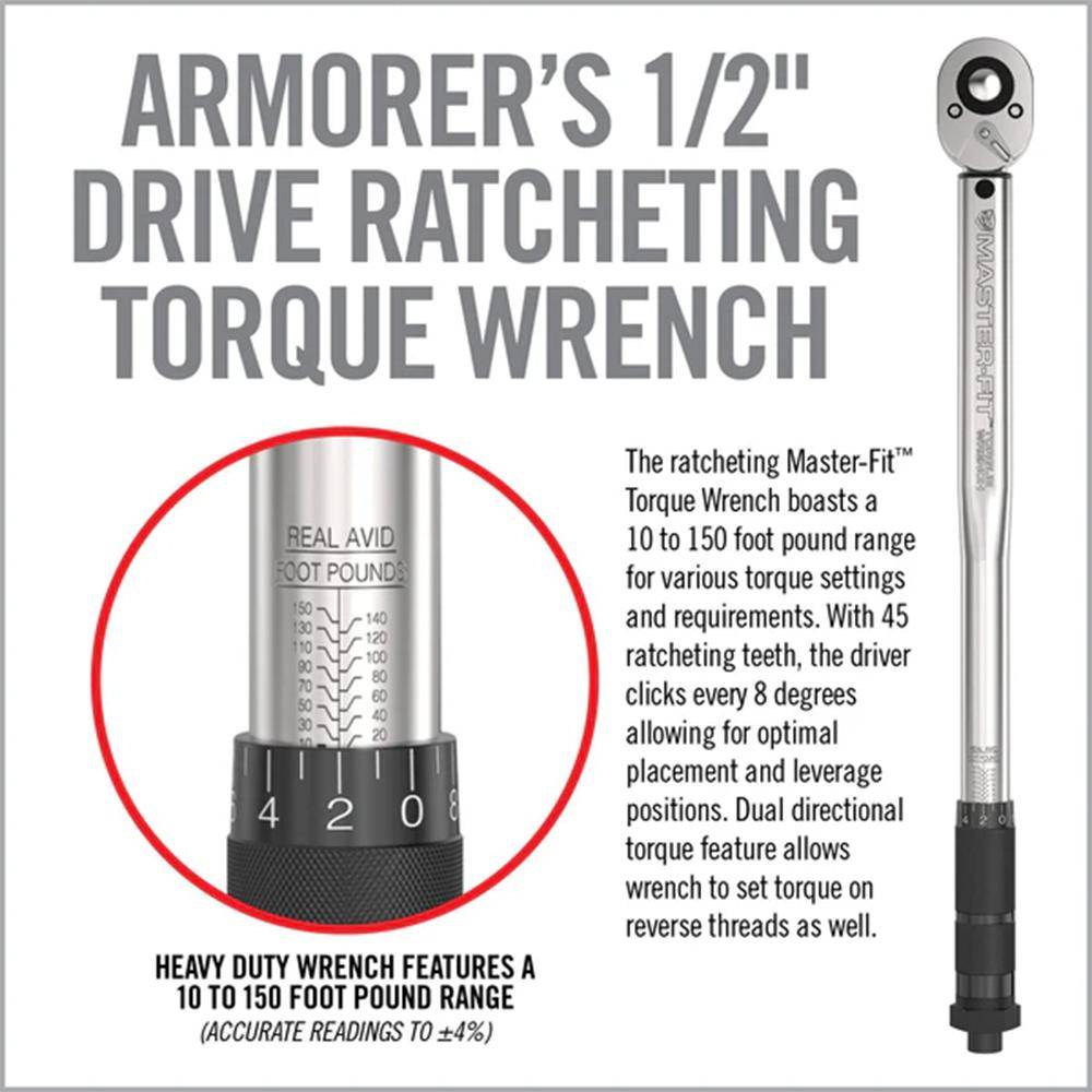 Real Avid Master-Fit 5-Piece A2 Crowfoot Wrench Set - Image 5