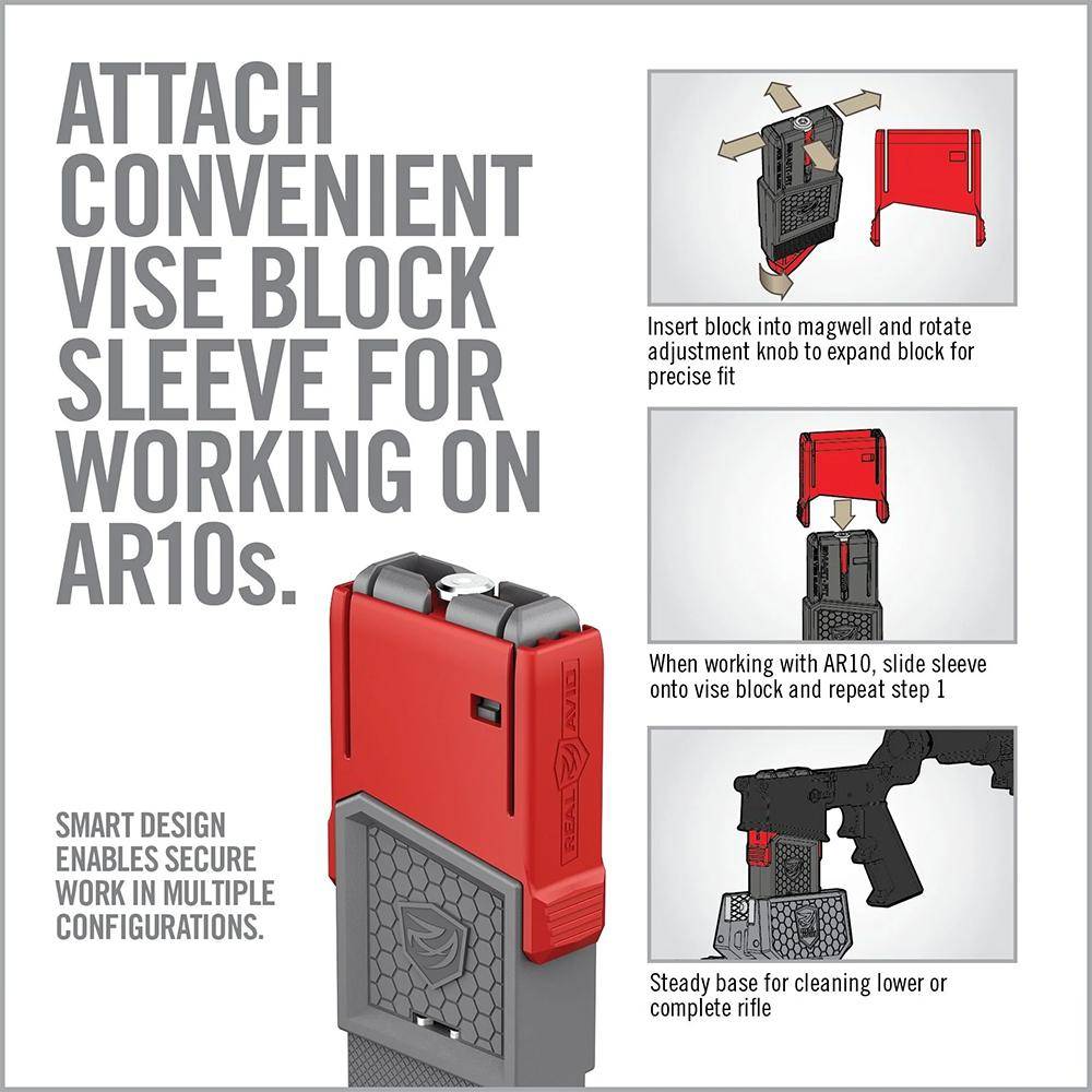 Real Avid Smart-Fit Vise Block Sleeve for AR-10 - Image 5