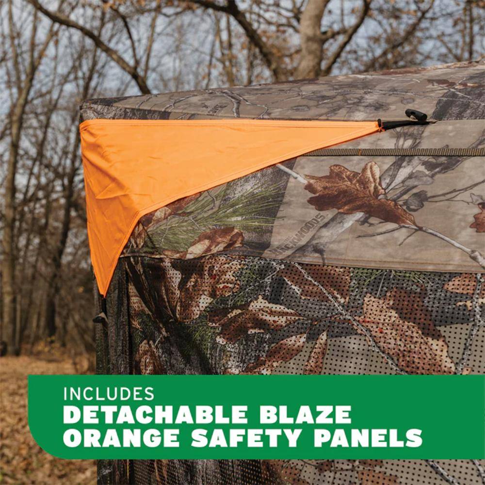 Barronett Blinds Grandview Ground Blind Bloodtrail Backwoods Camo See Through - Image 4