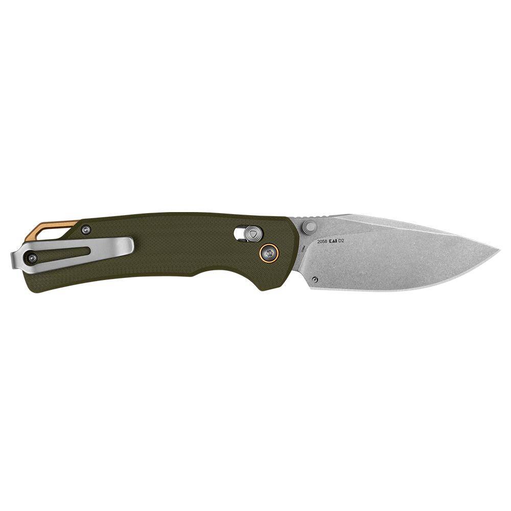 Kershaw Proximal Folding Knife 3-1/5" Drop Point Blade Olive