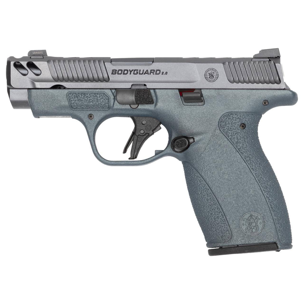 S&W PC Bodyguard 2.0 Blue Titanium Carry Comp Handgun .380 Auto 10(1)&12(1)rd Magazines 3.1" Comp Barrel No Thumb Safety - Image 6