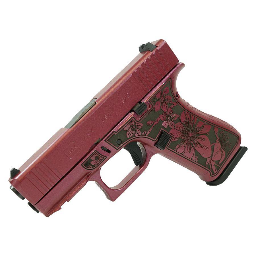 Glock 43X "Cherry Blossom" Medusa Pink Handgun 9mm Luger 10rd Magazines (2) 3.4" Barrel Accessory Grip Rail USA Made - Image 4