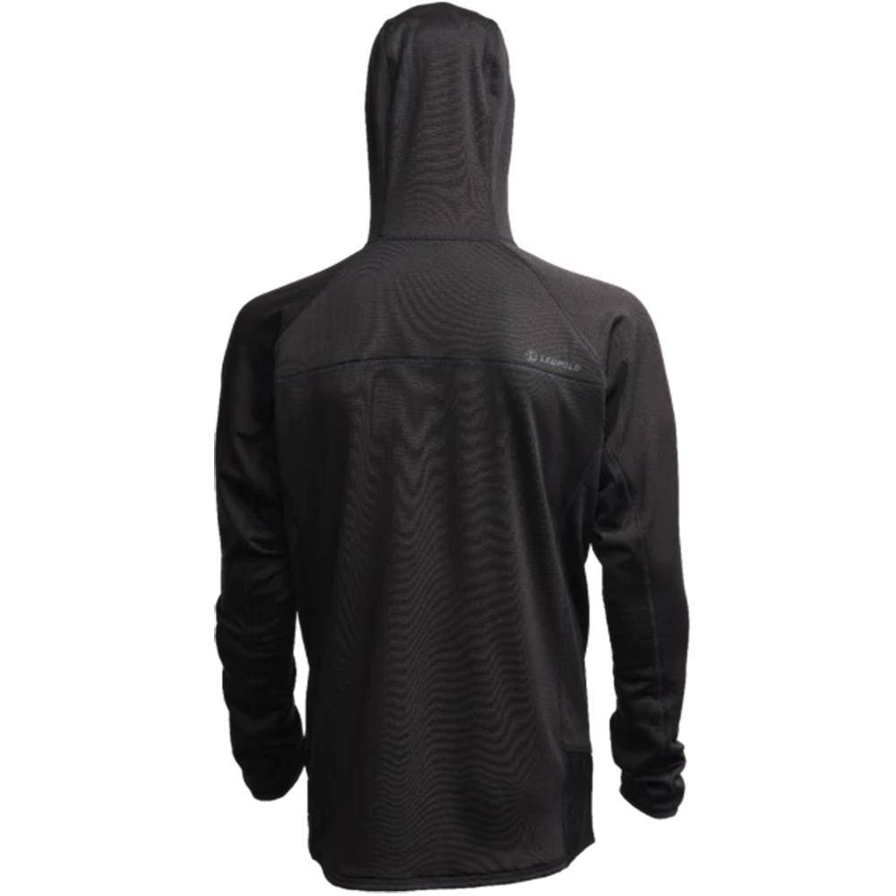 Leupold Velum Half Zip Hooded Fleece Sweatshirt Charcoal XL - Image 2