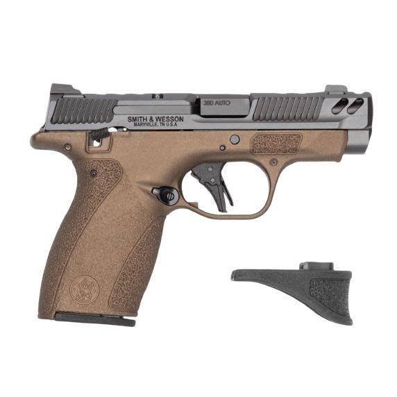 S&W PC Bodyguard 2.0 Midnight Bronze Carry Comp Handgun .380 Auto 10rd Magazines(2) 3.1? Ported Barrel Chamber Indicator Manual Safety CA Compliant - Image 2