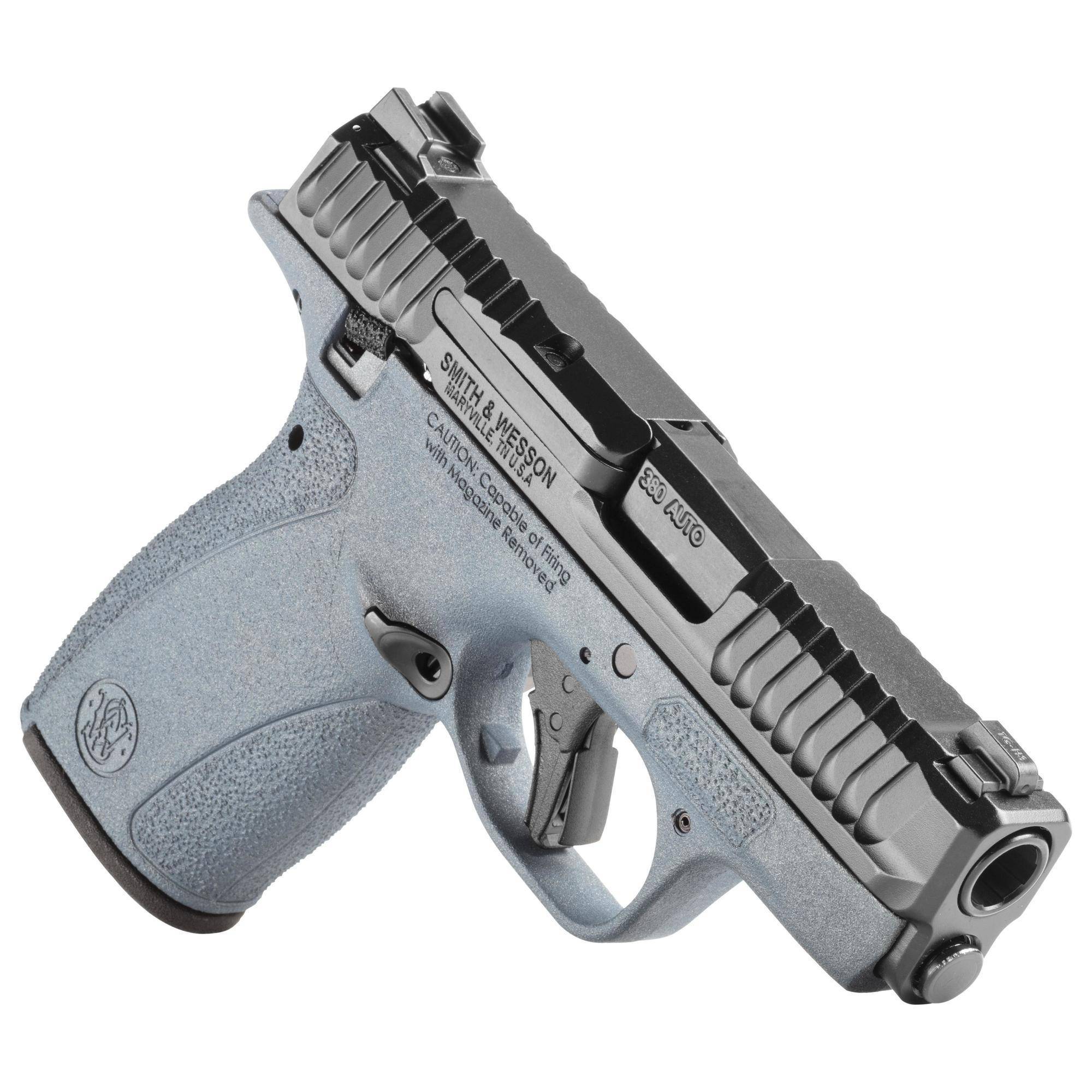 S&W M&P Bodyguard 2.0 Blue Titanium Thumb Safety Handgun .380 Auto 10(1)&12(1)rd Magazines 2.75" Barrel Titan Blue Grip - Image 2