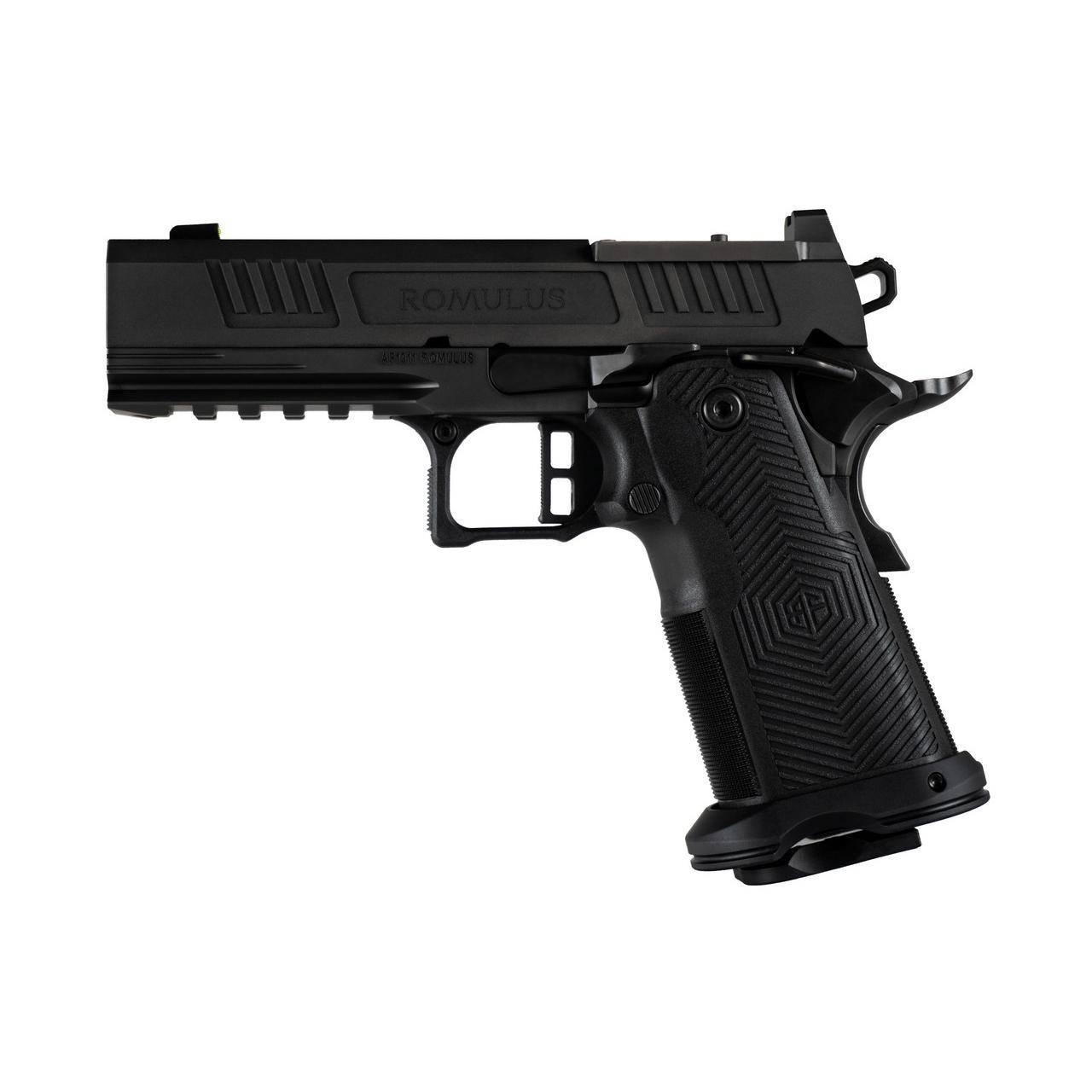 Alpha Foxtrot AF1911-Romulus MOS Adapter Handgun 9mm Luger 17(1) & 20rd(1) Magazines 3.5" Bull Ramped Barrel DLC Black - Image 3