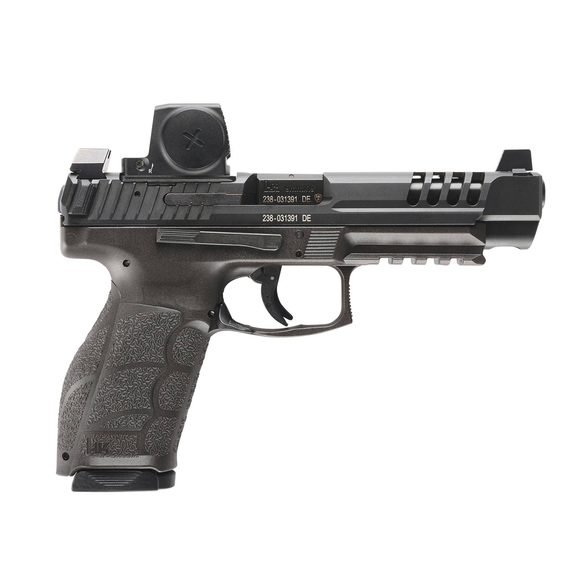 H&K VP9A1 L Optic Ready Handgun 9mm Luger 10rd Magazines(2) 5" Barrel Black Vortex Defender