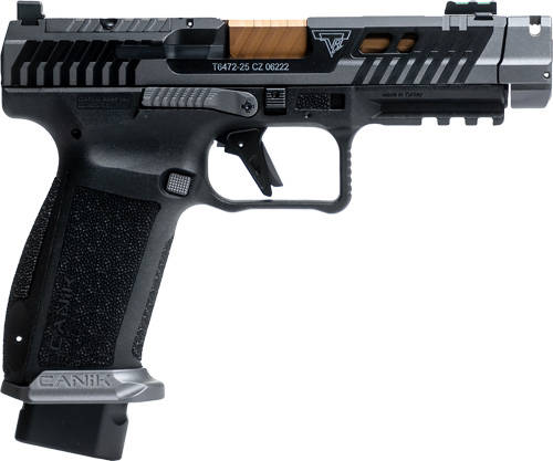 Canik TTI Combat Handgun 9mm Luger 10rd Magazines (2) 4.6" Barrel Smoke - Image 3
