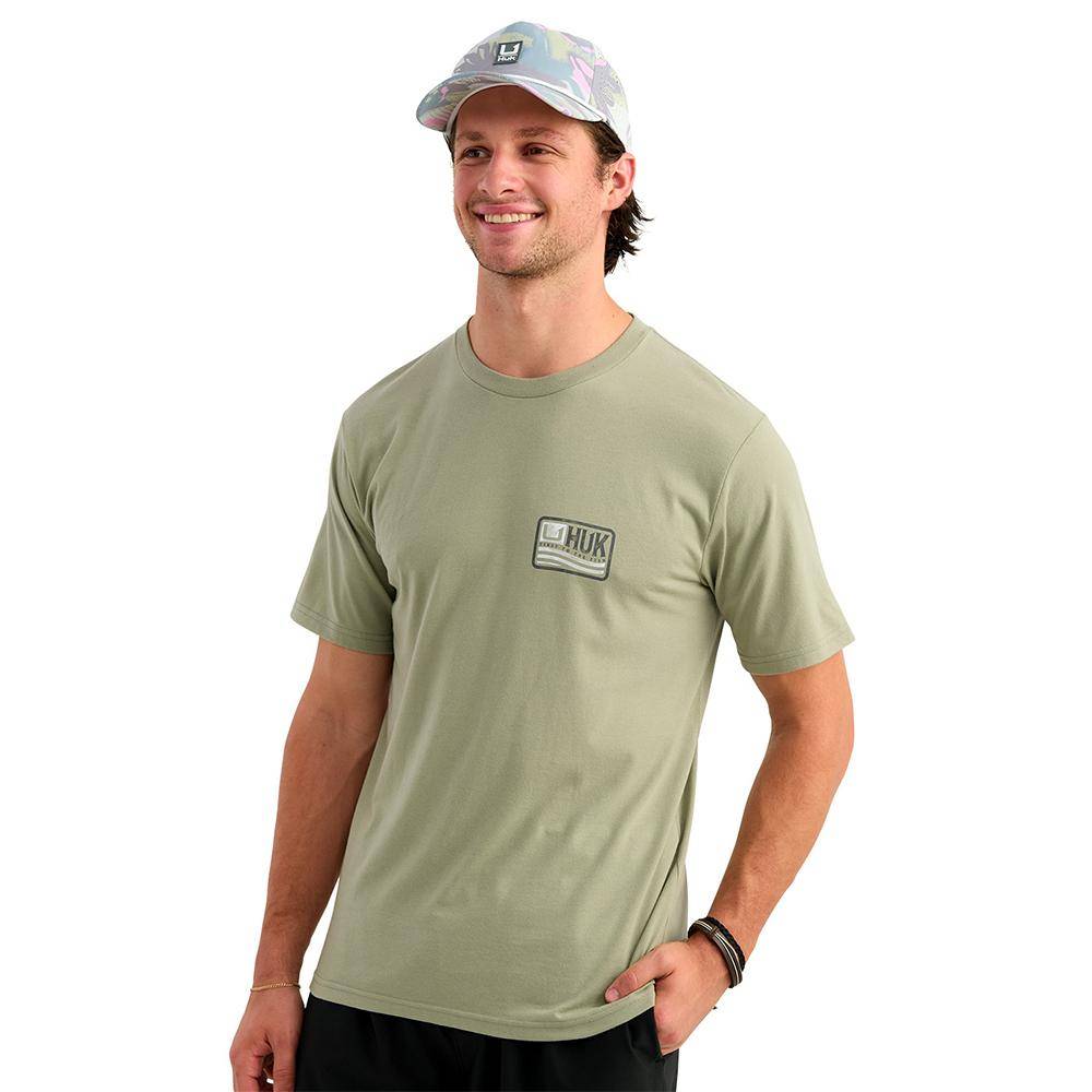 Huk Born Wave Short Sleeve Shirt Seagrass M - Image 3
