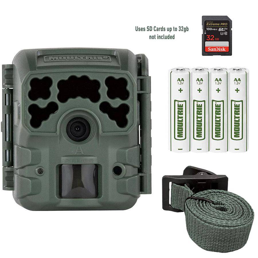 Moultrie MICRO AC-36 Infrared Trail Camera Kit Green - Image 4