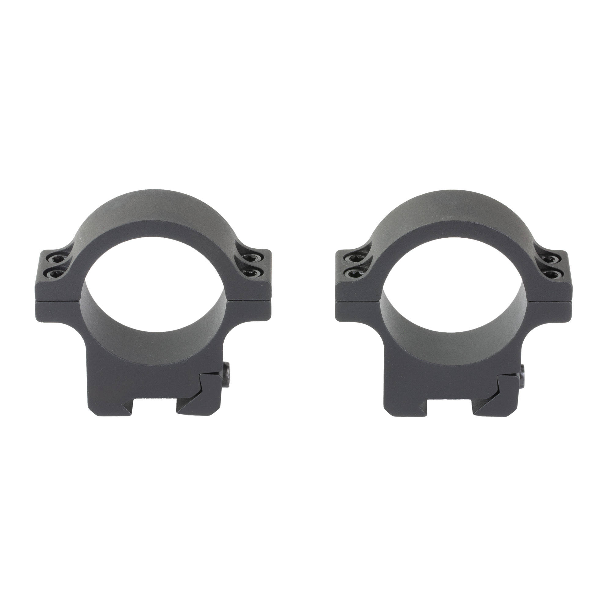 Leupold Open Range Rimfire Cross-Slot Rings 30mm High Black - Image 3