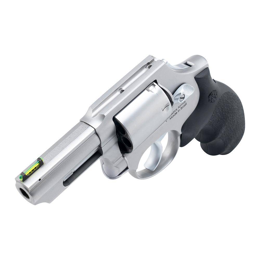 Taurus 66 Combat Handgun .357 Mag 7rd Capacity 3" Stainless Barrel Matte Frame w/Hogue Grip Front Fiber Optic Sight - Image 3