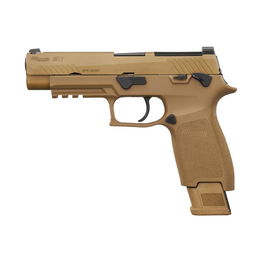 Sig Sauer M17 Coyote OR Handgun 10rd Magazines(3) 4.7" Barrel Manual Safety - Image 4