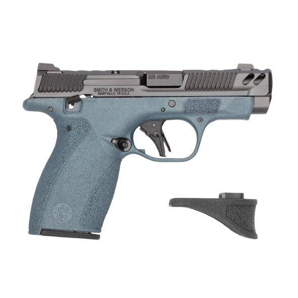 S&W PC Bodyguard 2.0 Blue Titanium Carry Comp Handgun .380 Auto 10rd Magazines(2) 3.1? Ported Barrel Chamber Indicator Manual Safety CA Compliant - Image 3