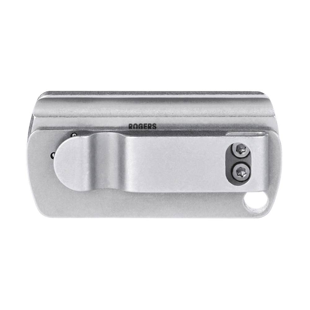 CRKT Box Key EDC Folding Pocket Knife 1-1/4" Blade Silver - Image 3