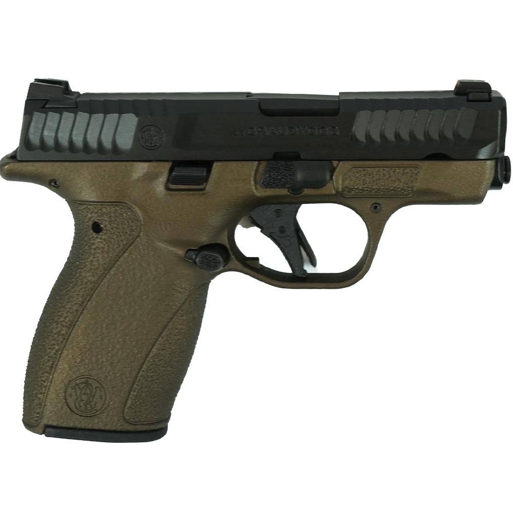 S&W Exclusive "Mid-Bro" M&P Bodyguard 2.0 No Thumb Safety Handgun .380 Auto 10(1)&12(1)rd Magazines 2.75" Barrel Midnight Bronze Grip - Image 3