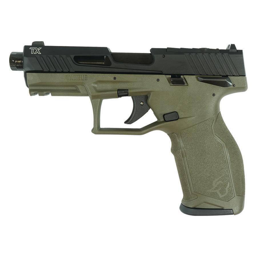 Taurus 2TX22TORO Handgun .22 LR 10rd Magazines 4.6" Threaded Barrel Black Slide/ODG Frame - Image 2