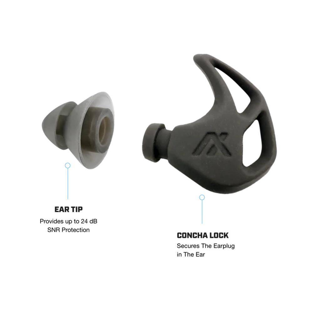 Axil X20 Passive Ear Plugs 17-24dB Blaze Orange - Image 3