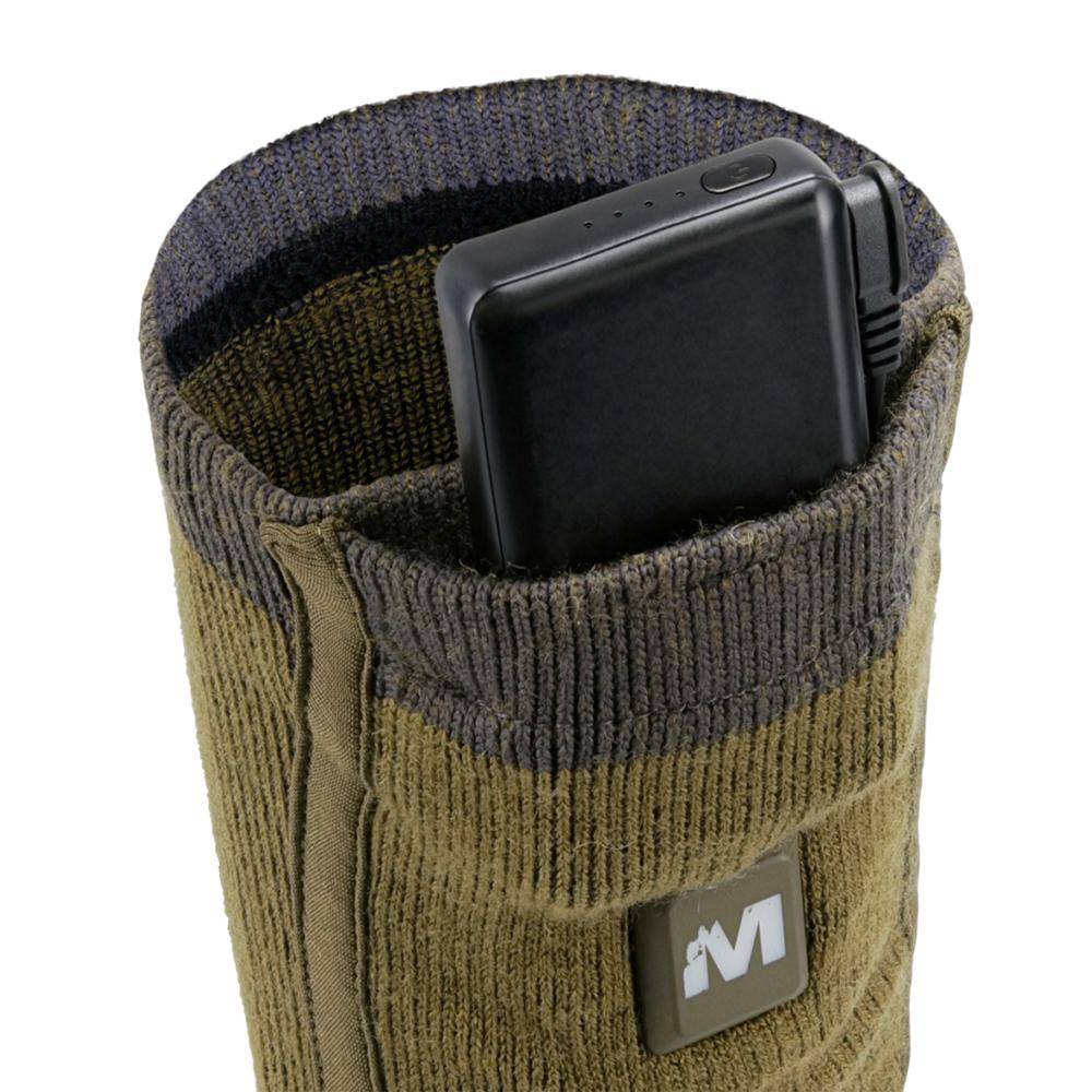 Muddy Nucleus Heated Socks Brown Clay M/L - Image 3