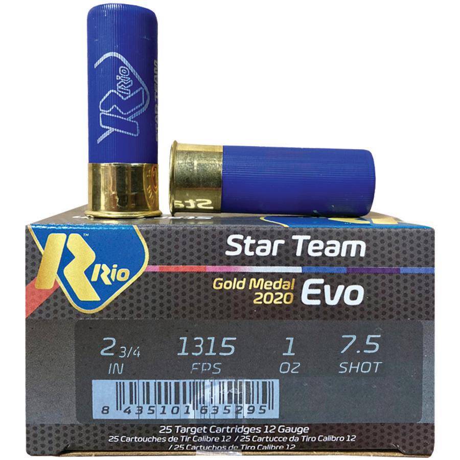 Rio Star Team Evo 28 HV Shotshells 12 ga 2-3/4" 1 oz 1315 fps #7.5 25/ct - Image 12
